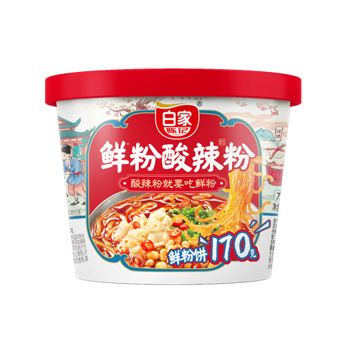 锦里古街小鲜粉·鲜粉酸辣粉碗装